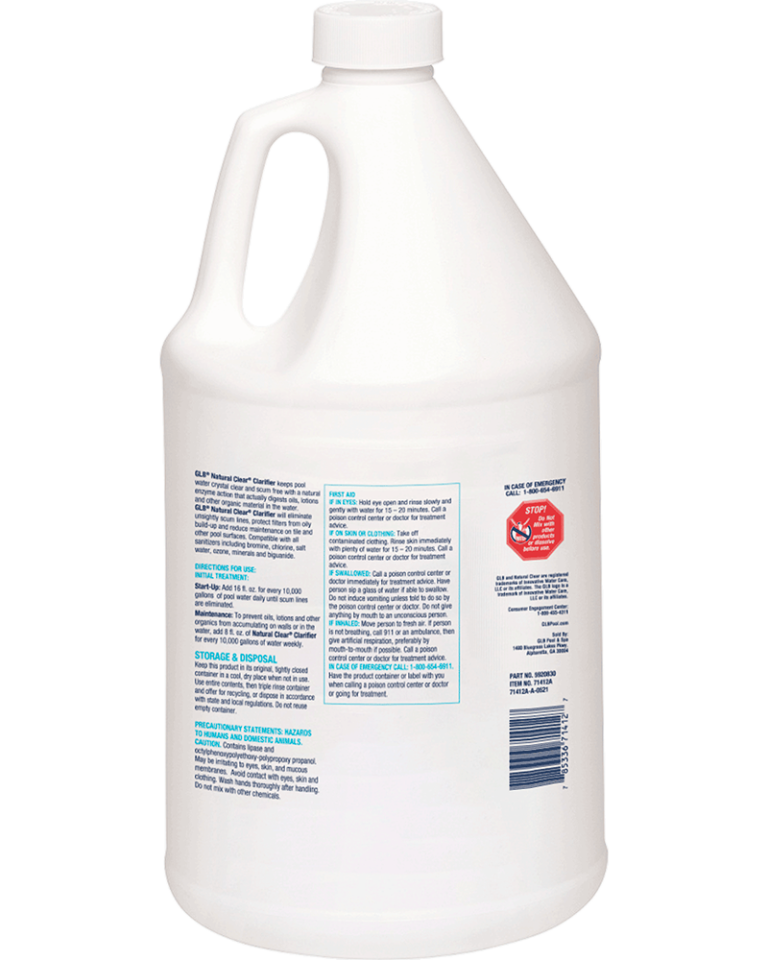 GLB® NATURAL CLEAR® CLARIFIER ACME Pool & Spa Company